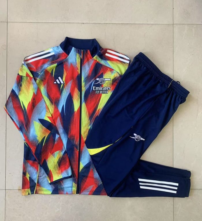 Arsenal Colorful Long Zipper Jacket - 图片 9