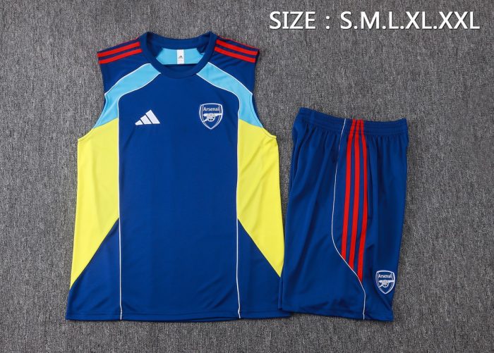 Arsenal Light Blue Vest - 图片 2