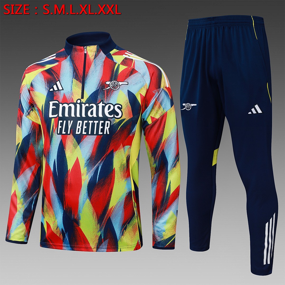 JER-4321_1 Arsenal Color Ink Semi-Zip Jacket - 图片 1
