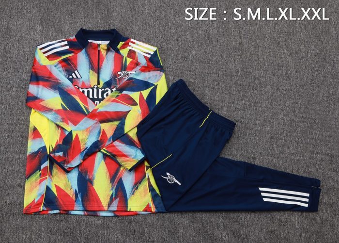 Arsenal Color Ink Semi-Zip Jacket - 图片 2