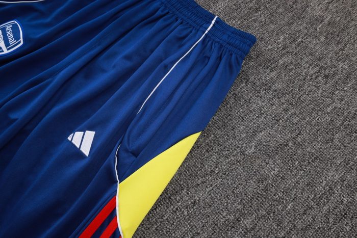 Arsenal Retro Half-Zip Jacket (Blue/Yellow) - 图片 4