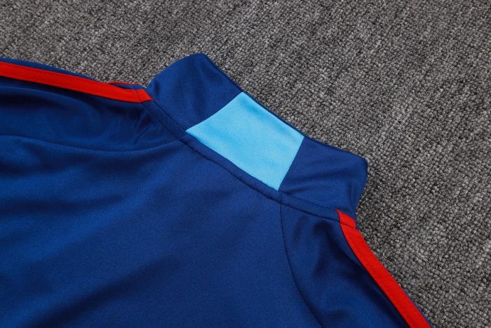 Arsenal Retro Half-Zip Jacket (Blue/Yellow) - 图片 5