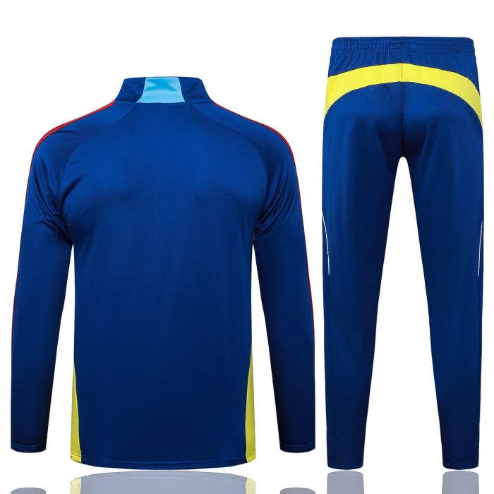 Arsenal Retro Half-Zip Jacket (Blue/Yellow) - 图片 7
