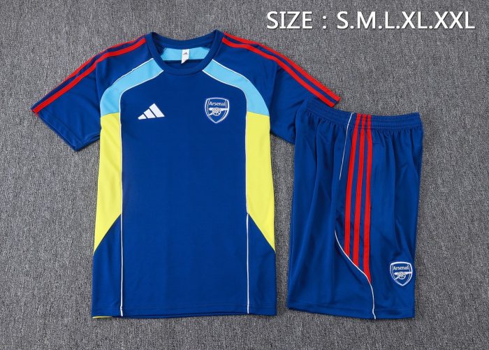 Arsenal Short Sleeve Training Shirt (Light Blue) - 图片 2
