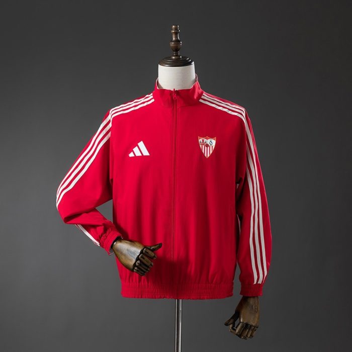 Athletic Bilbao Reversible Jacket Windbreaker - Red & White - 图片 3