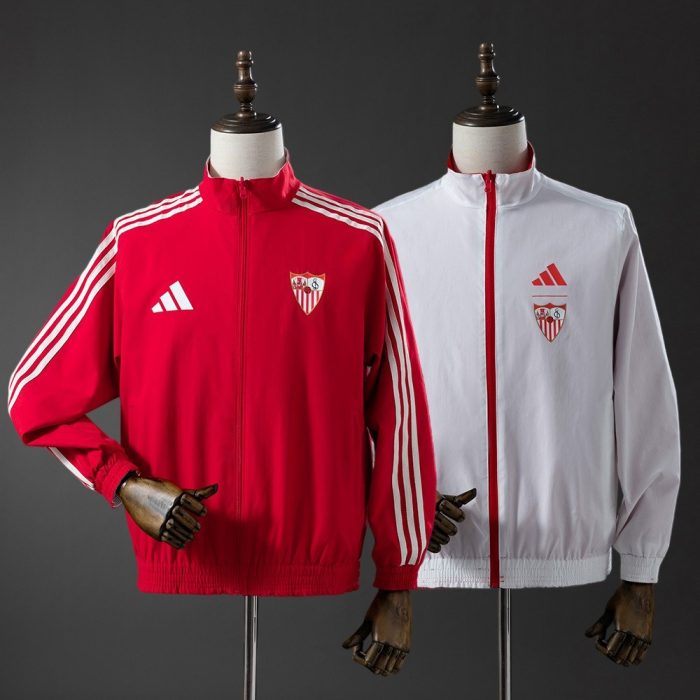 Athletic Bilbao Reversible Jacket Windbreaker - Red & White - 图片 4