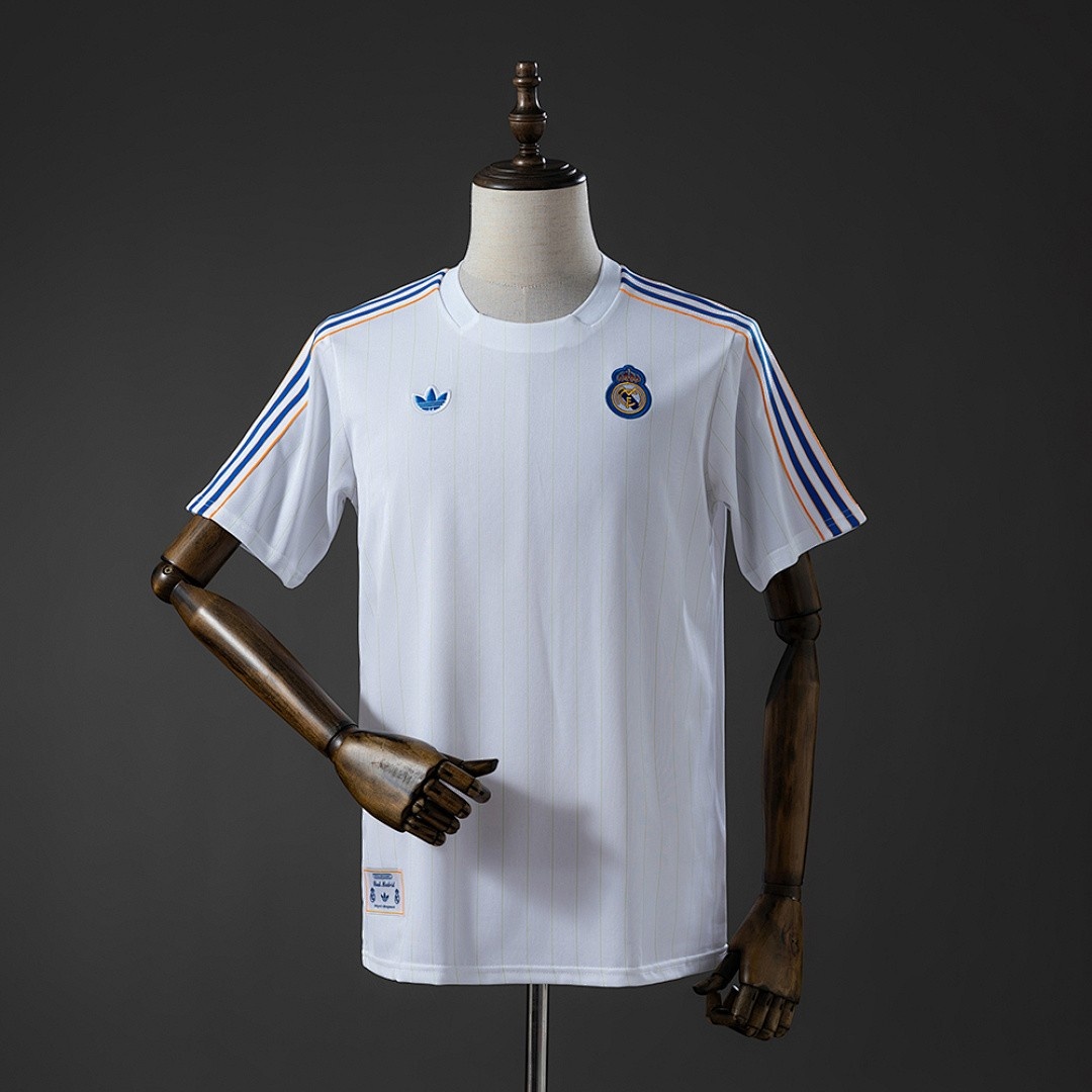 JER-4336_1 Real Madrid Terrace Icons T-Shirt White Blue - 图片 1