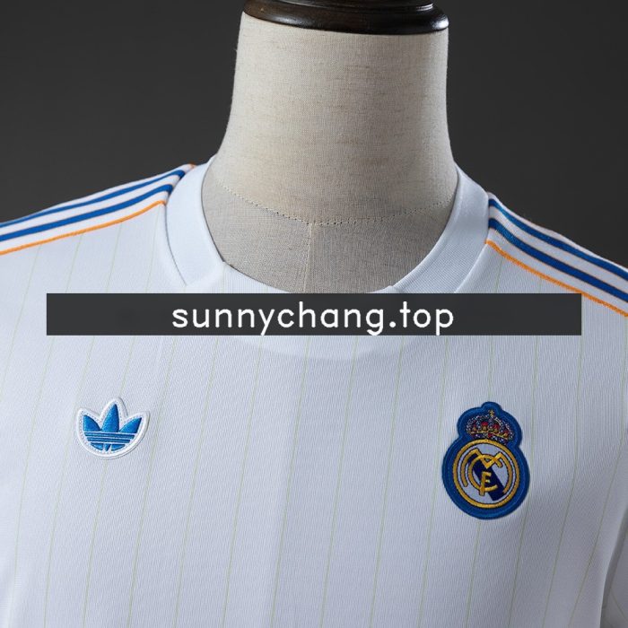 Real Madrid Terrace Icons T-Shirt White Blue - 图片 8