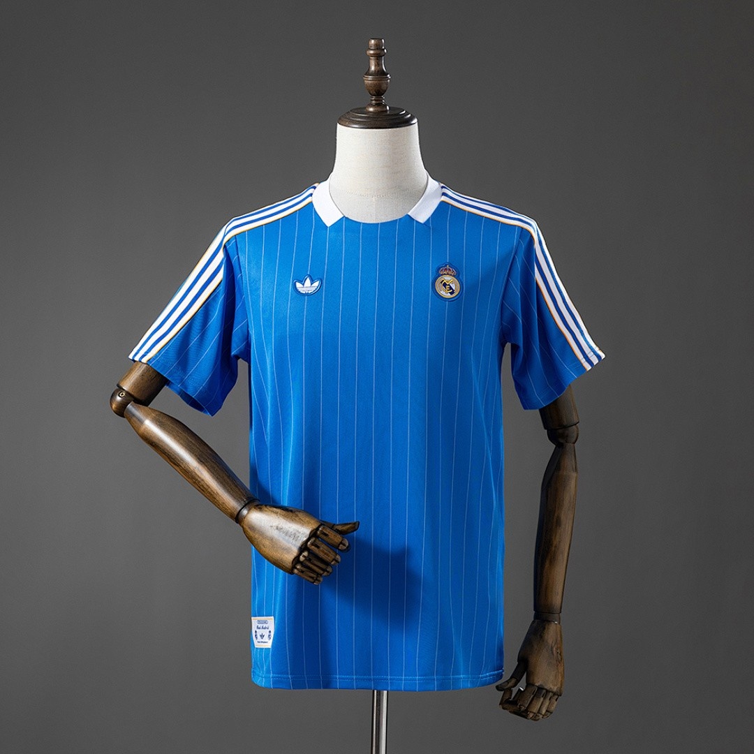 JER-4338_1 Real Madrid Terrace Icons T-Shirt Blue - 图片 1