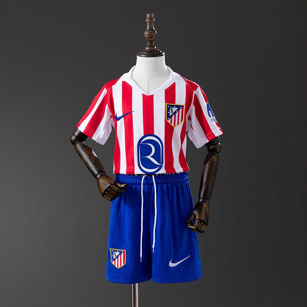 JER-4345_1 Atletico Madrid 25/26 Home Kids Jersey - 图片 1