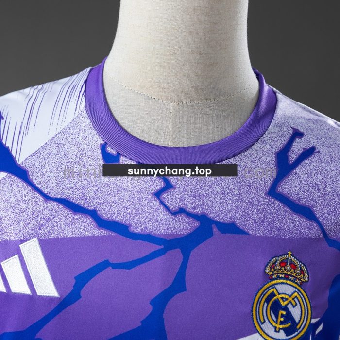 Real Madrid 25/26 Avengers Pre-Match Purple Jersey - 图片 9