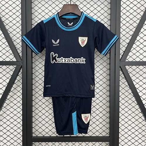 JER-4350_1 Athletic Bilbao 25/26 Away Kids Jersey - 图片 1