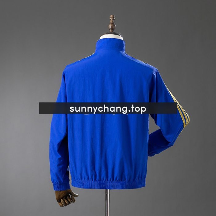 Real Madrid Reversible Jacket Windbreaker - Blue & Yellow - 图片 5