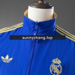 Real Madrid Reversible Jacket Windbreaker - Blue & Yellow - 图片 9