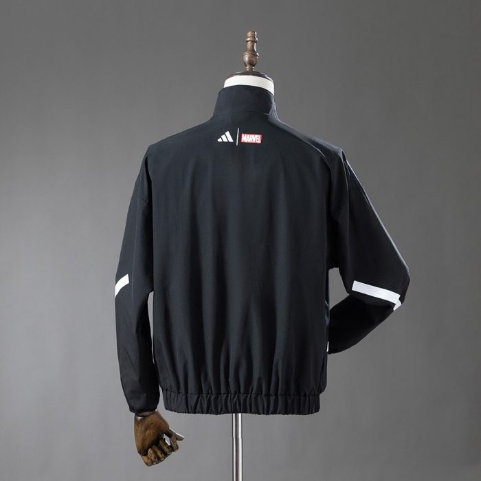 Real Madrid 25/26 Avengers Pre-Match Black Windbreaker - 图片 3
