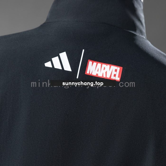 Real Madrid 25/26 Avengers Pre-Match Black Windbreaker - 图片 4