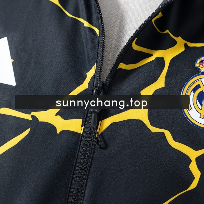 Real Madrid 25/26 Avengers Pre-Match Black Windbreaker - 图片 7