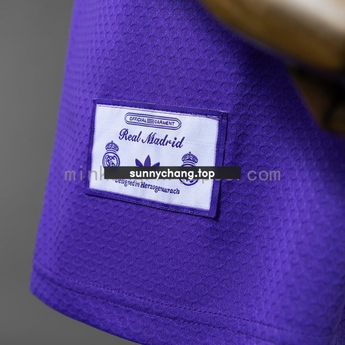 Real Madrid 25/26 Polo Shirt - Purple - 图片 4