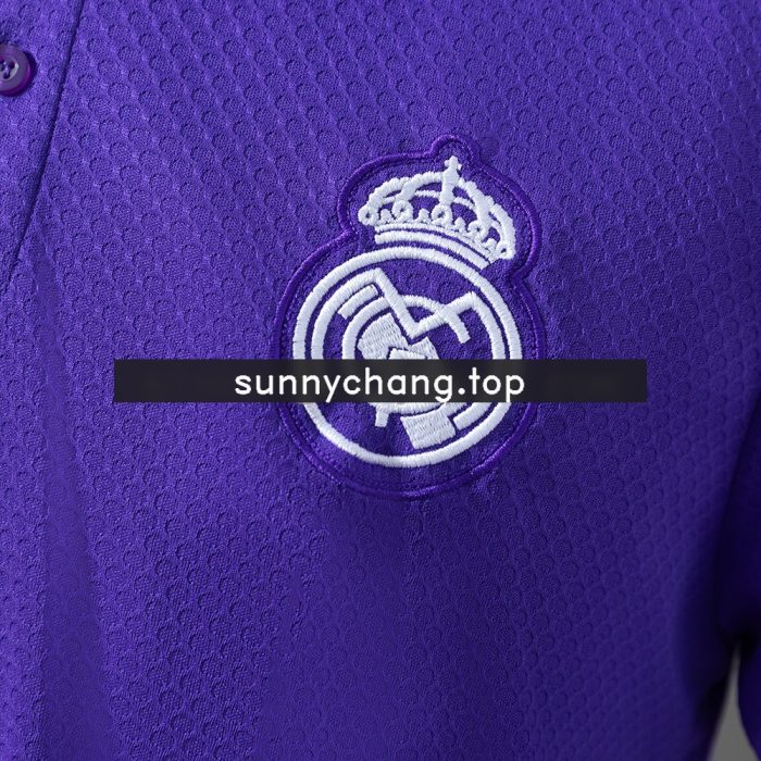 Real Madrid 25/26 Polo Shirt - Purple - 图片 7