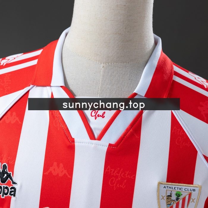 Athletic Bilbao 100th Anniversary Home Retro Shirt - 图片 6