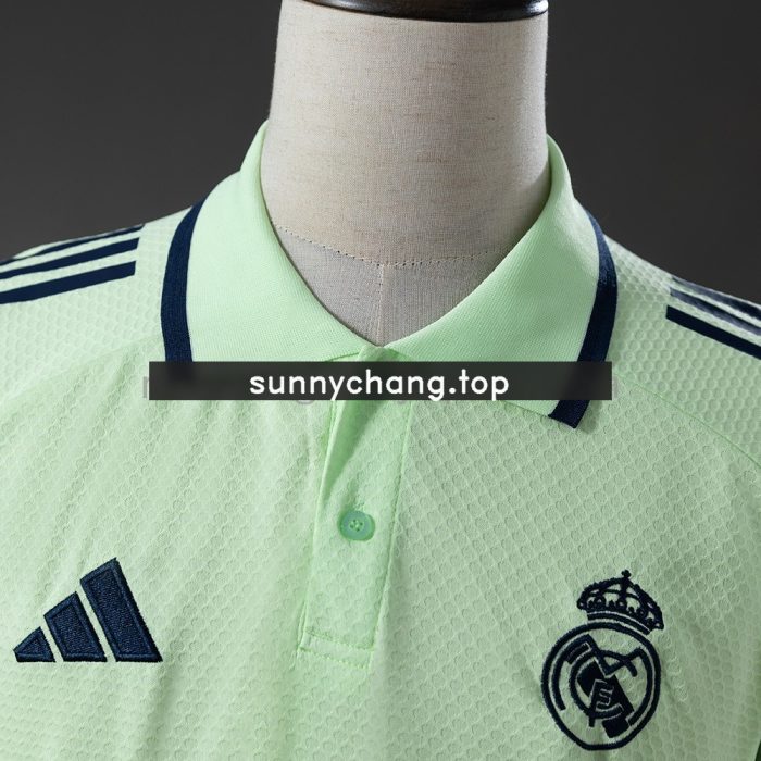 Real Madrid 25/26 Polo Shirt - Light Green - 图片 7