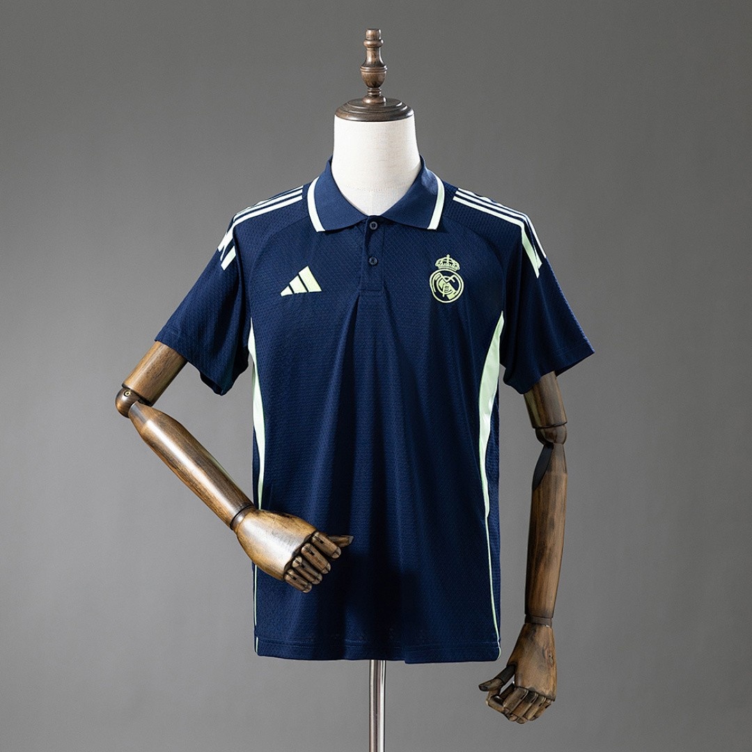 JER-4376_1 Real Madrid 25/26 Polo - Cyan - 图片 1