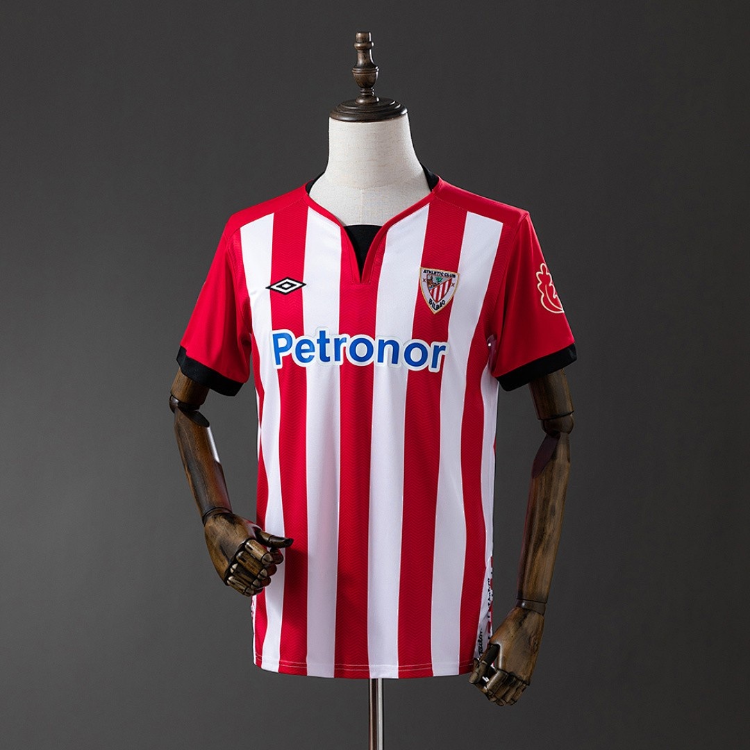 JER-4377_1 Athletic Bilbao 2011-2012 Home Retro Shirt - 图片 1