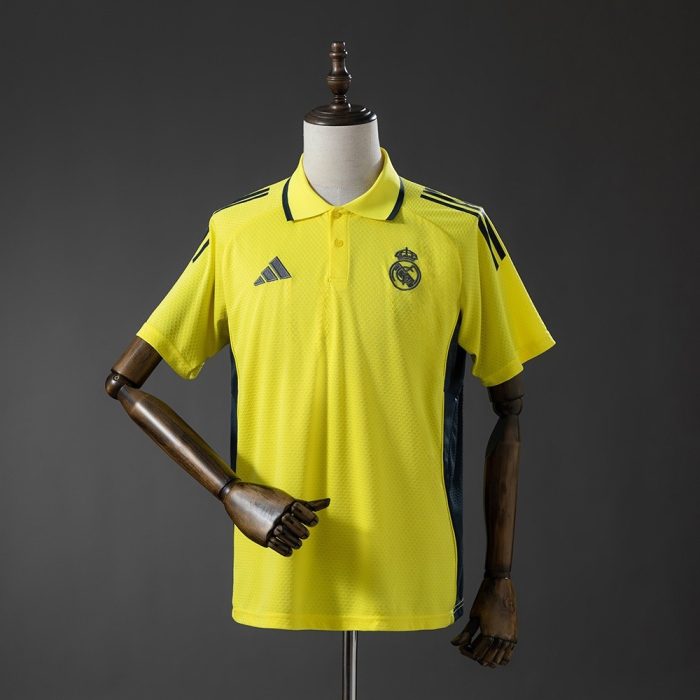 Real Madrid 25/26 Polo - Yellow - 图片 2