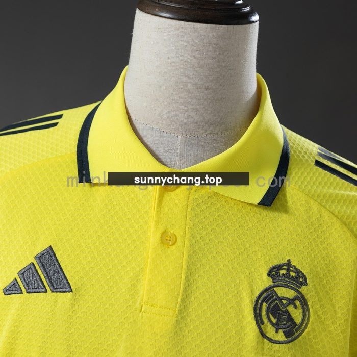Real Madrid 25/26 Polo - Yellow - 图片 7