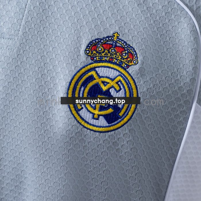 Real Madrid 25/26 Polo - Grey & White - 图片 6