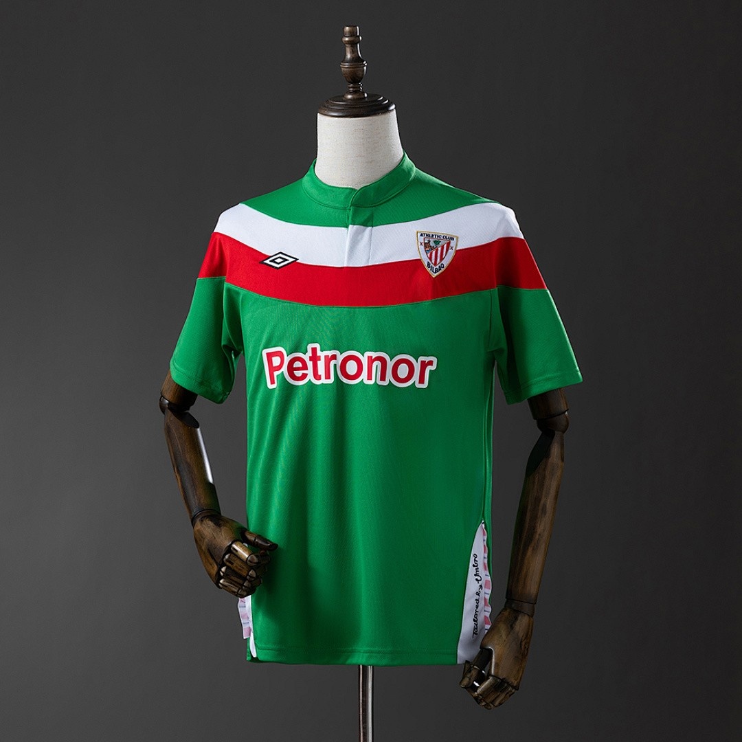 JER-4384_1 Athletic Bilbao 2011-2012 Away Retro Shirt - 图片 1