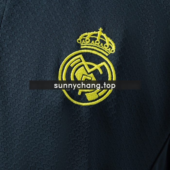 Real Madrid 25/26 Polo - Dark Grey & Yellow - 图片 6