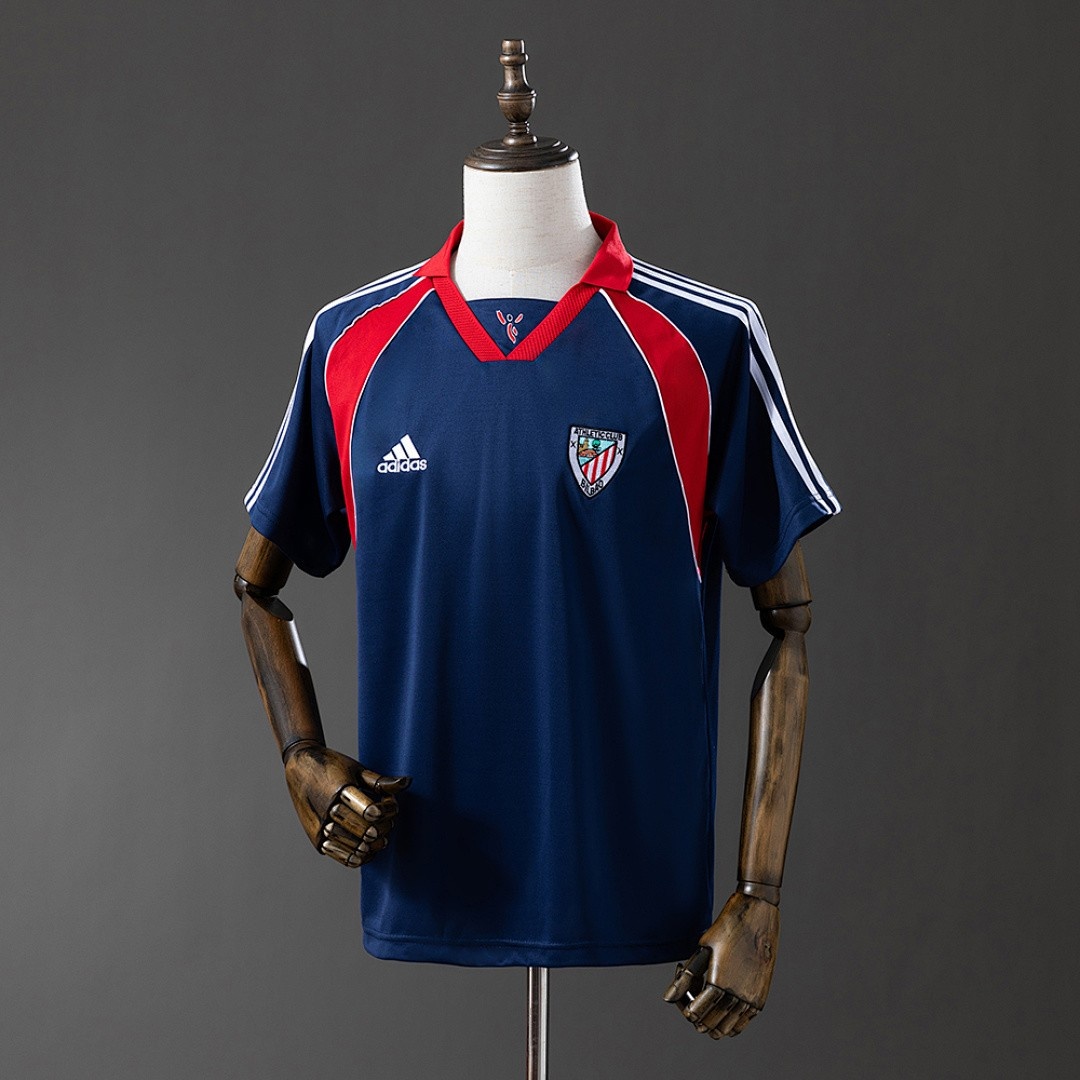 JER-4396_1 Athletic Bilbao 1999-2000 Away Retro Shirt - 图片 1