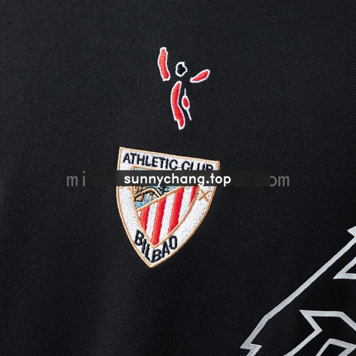 Athletic Bilbao 2005-2008 Retro Black Shirt - 图片 4