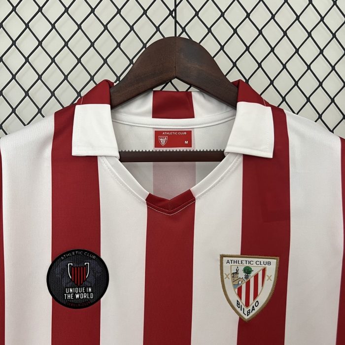 Athletic Bilbao Home Retro Shirt - 图片 3
