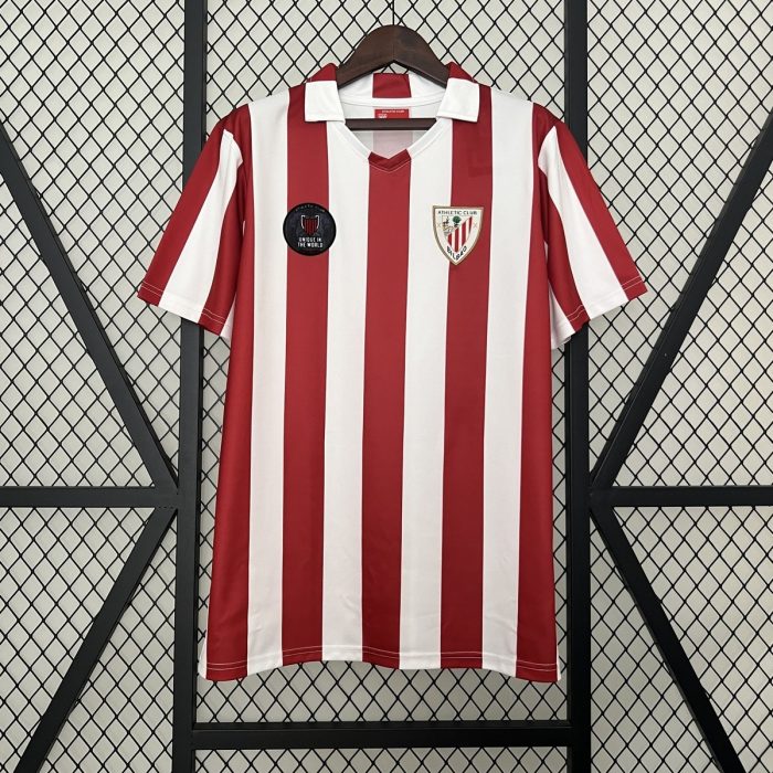 Athletic Bilbao Home Retro Shirt - 图片 4