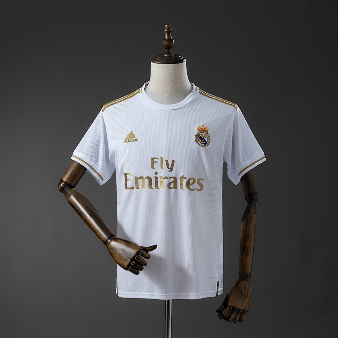 JER-4410_1 Real Madrid 19/20 Home Retro Jersey - 图片 1