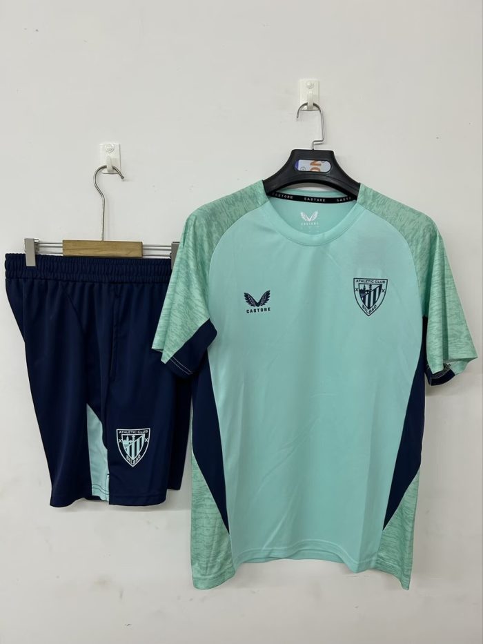 Athletic Bilbao 25/26 Training Suit Mint Green - 图片 3