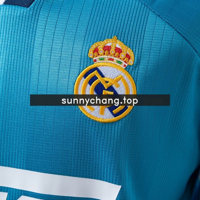 Real Madrid 1999-2000 Third Away Long-Sleeved Retro Jersey - 图片 8