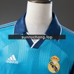 Real Madrid 1999-2000 Third Away Long-Sleeved Retro Jersey - 图片 9