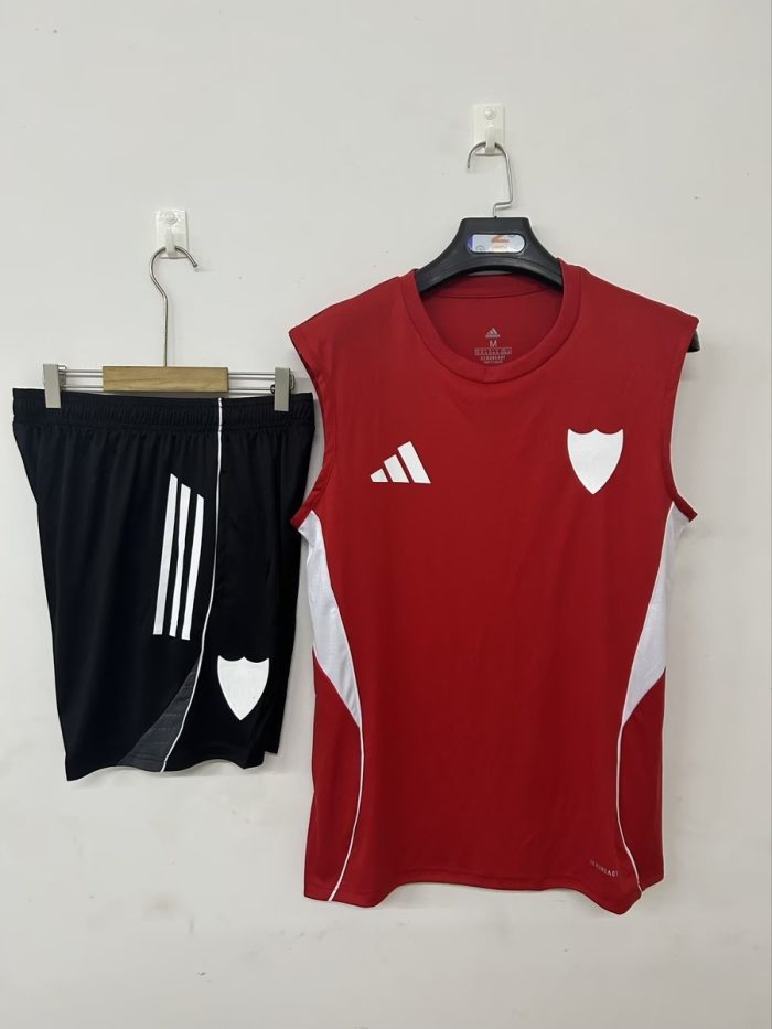 Athletic Bilbao 2025-2026 Training Suit Red - 图片 3