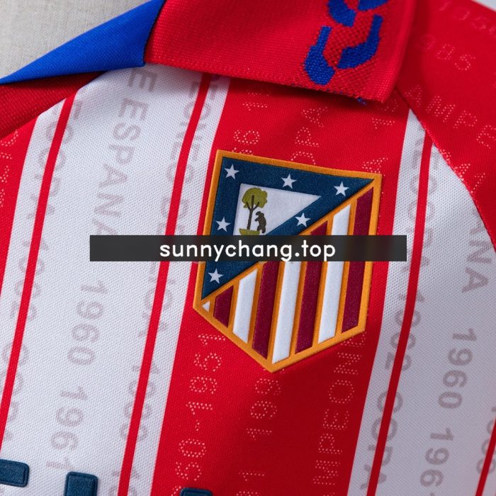 Atletico Madrid 1995-1996 Home Retro Jersey - 图片 4