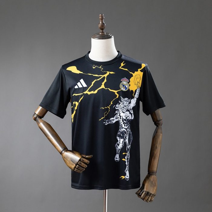 Real Madrid 25/26 Avengers Pre-Match Black Jersey - 图片 3