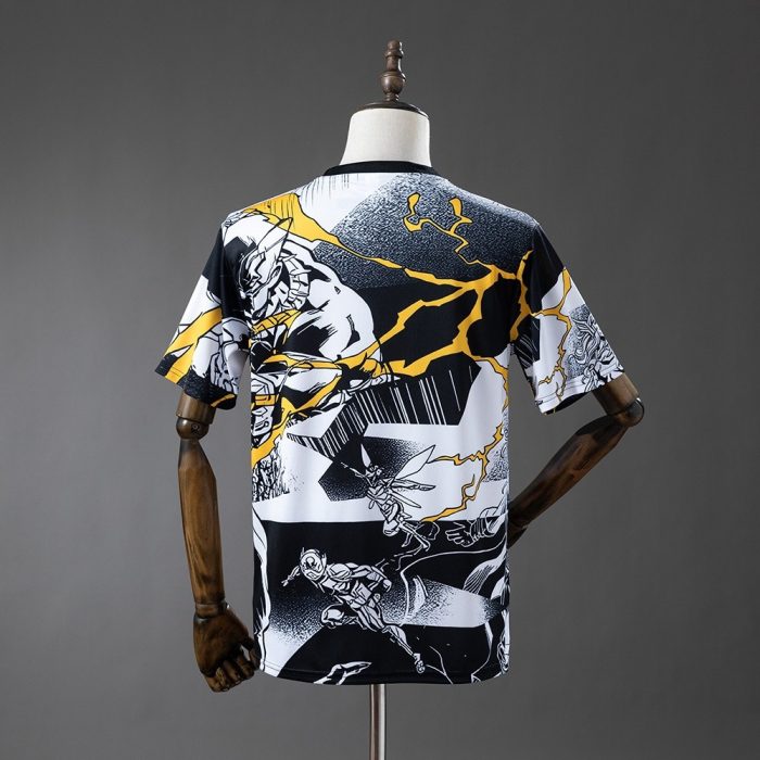 Real Madrid 25/26 Avengers Pre-Match Jersey (Black and White) - 图片 2