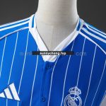 Real Madrid 25/26 Baseball Jersey - Blue - 图片 7