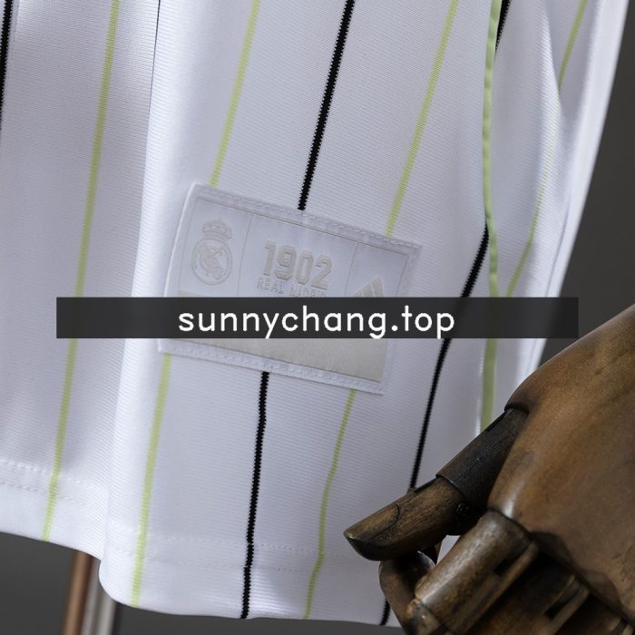 Real Madrid 25/26 Baseball Jersey - White - 图片 2