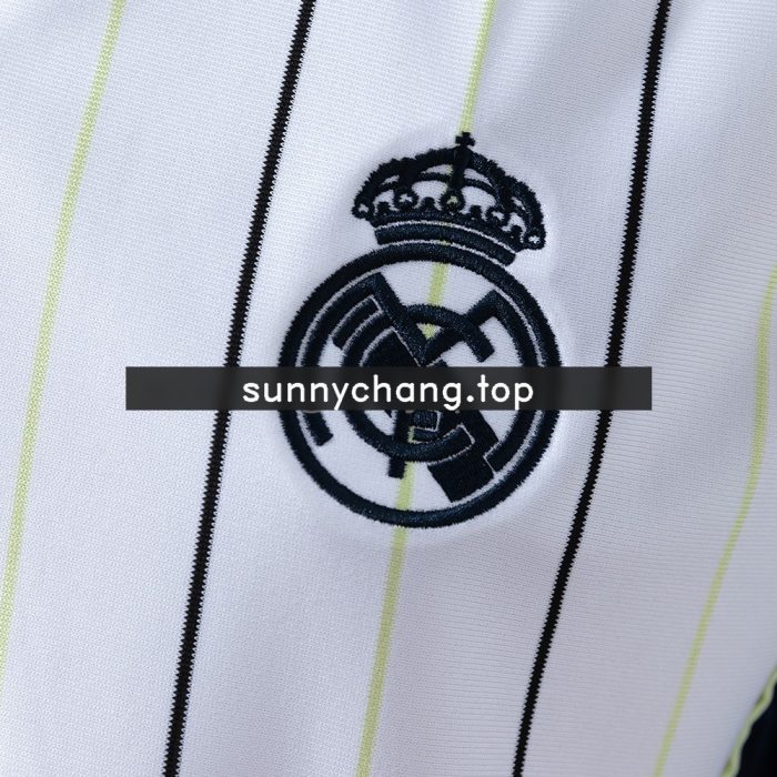 Real Madrid 25/26 Baseball Jersey - White - 图片 6