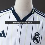 Real Madrid 25/26 Baseball Jersey - White - 图片 7