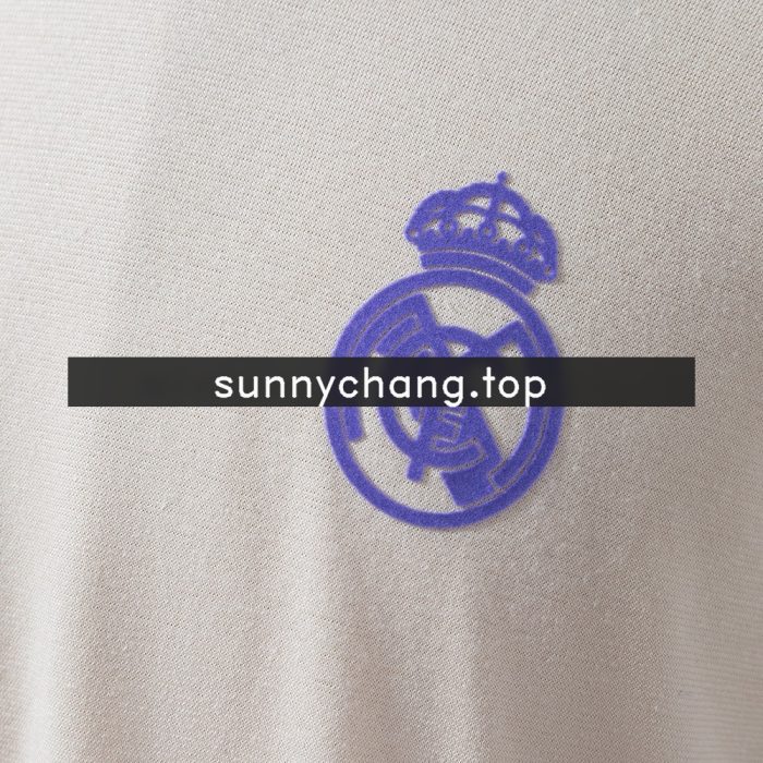 Real Madrid Originals 3-Stripes Beige T-Shirt - 图片 4