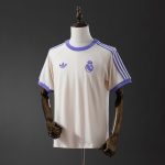 Real Madrid Originals 3-Stripes Beige T-Shirt - 图片 7